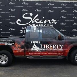 Liberty Building Technologies Truck Wrap and Car Graphics by SkinzWraps