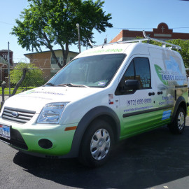 Mobile Van Wrapping Advertising for Federal Housing Energy Advisors