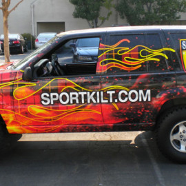 Sport Kilt SUV Wrap by SkinzWraps
