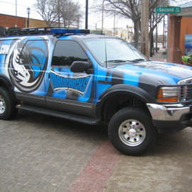Dallas Mavericks SUV Wraps by SkinzWraps