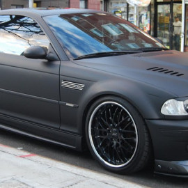 matte black BMW