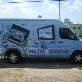 Mobile Van Wrapping Advertising for Audience