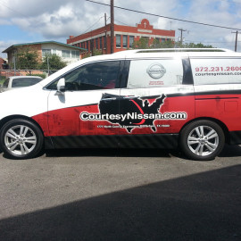 Put your business logo on your van