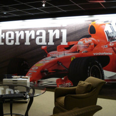 Boardroom Display Installed for Boardwalk Ferrari