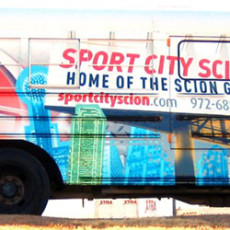 sport city bus graphics