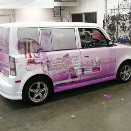 Micro car wraps for business
