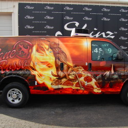 Van wrapping services for Cane Rosso
