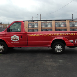 Lakewood Brewing Co van wrap