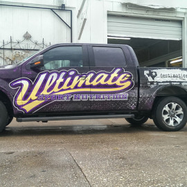 Ultimate Sport Nutrition custom truck wrap