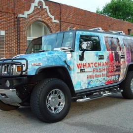 hummer vehicle wrap for marketing