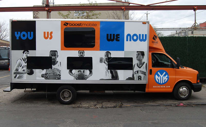Box Truck Wrap for NY Knicks 