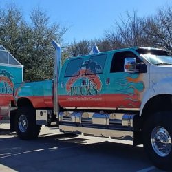 Bahama Bucks Truck wrap and trailer wrap