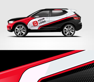 Company branding Car decal wrap design